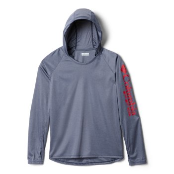 Columbia Ženske Majice S Kapuljačom - Tidal Heather Plus Size Tamnoplave Crvene | YRUT-71829